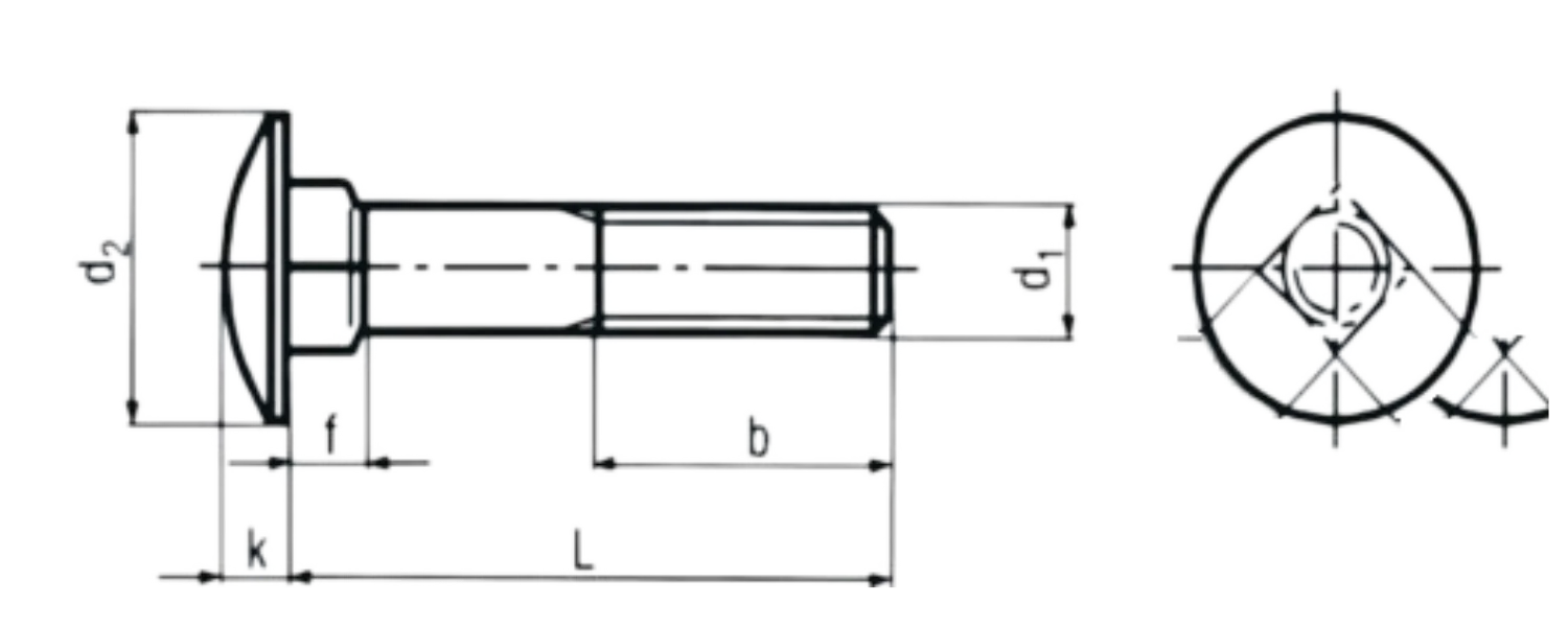 Bolt Technical Drawing