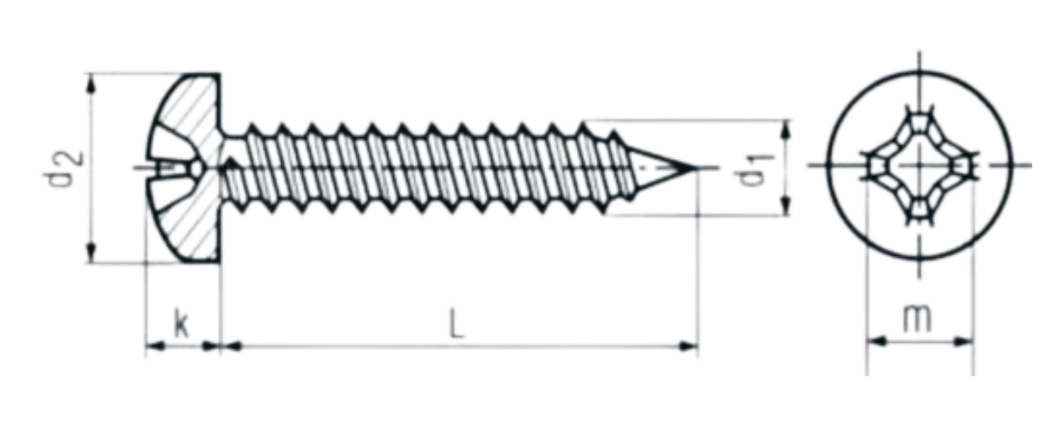 Bolt Technical Drawing