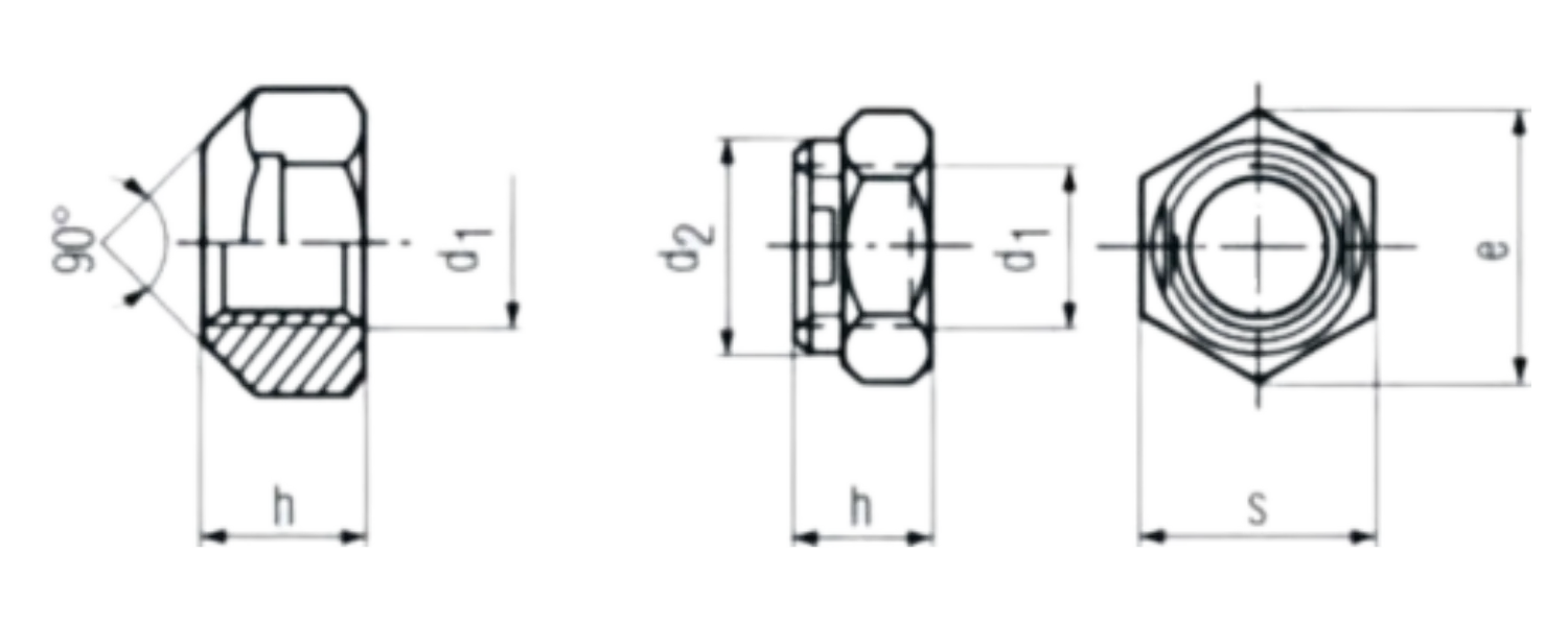 Bolt Technical Drawing