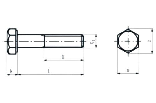 Bolt Technical Drawing