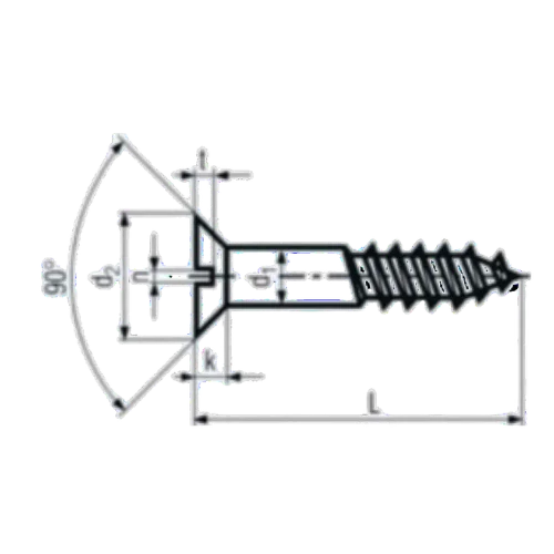 Bolt Technical Drawing